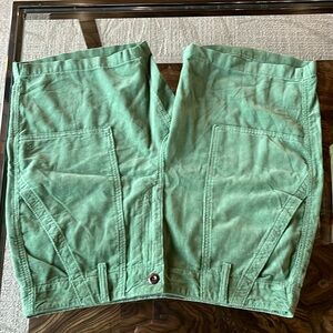 Men’s size 34 Outerknown green corduroy shorts, gift wrong size, never worn.